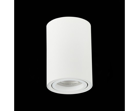 ST108.507.01 Светильник потолочный Белый GU10 1*50W  IP20 D70xH100 220V Без ламп