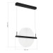SL6233.403.15 Светильник подвесной ST-Luce Черный/Прозрачный LED 1*15W 4000K
