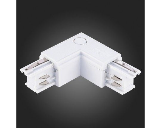ST030.509.15L Угловой токоподвод левый для трехфазного шинопровода ST-Luce Белый