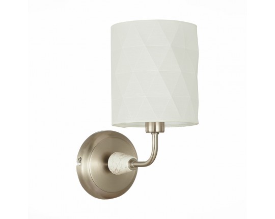 SLE107801-01 Светильник настенный Никель/Белый E14 1*40W
