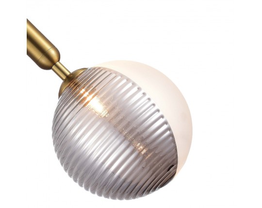 SLE1096-203-01 Подвес Матовое золото/Белый, Дымчатый G9 LED 1*5W