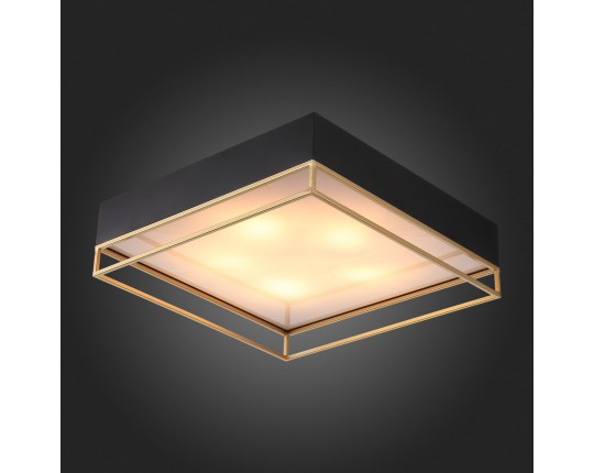 SL1127.422.05 Светильник потолочный ST-Luce Черный, Матовое золото/Белый E27 5*40W