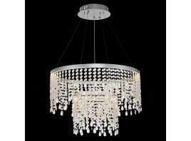 SL6201.103.55 Люстра подвесная ST-Luce Серебристый/Прозрачный LED 1*55W 3000K/4000K/6000K