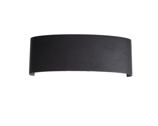 SL089.401.08 Светильник уличный настенный ST-Luce Черный кварцевый LED 8*1W 4000K