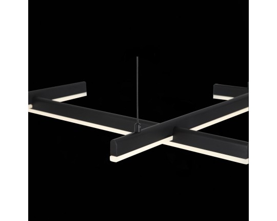 SL394.403.06 Люстра подвесная ST-Luce Черный/Белый LED 6*14W 4000K
