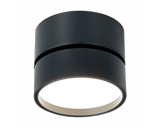 ST651.442.14 Светильник потолочный поворотный Черный LED 1*14W 4000K 1 100Lm Ra>90 120° IP20 D105xH8