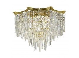 SL1659.302.07 Светильник потолочный ST-Luce Латунь/Прозрачный E14 7*60W