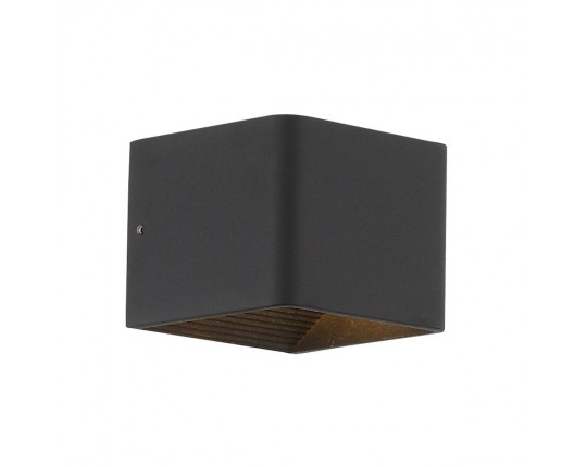SL455.041.01 Светильник настенный ST-Luce Черный/Черный LED 1*6W 3000K