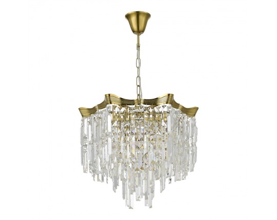 SL1659.303.07 Светильник подвесной ST-Luce Латунь/Прозрачный E14 7*60W