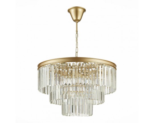 SL1624.203.12 Люстра подвесная ST-Luce шампань/прозрачный E14 12*40W