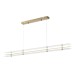 SL6245.223.01 Светильник подвесной ST-Luce золотистый/Прозрачный LED 1*30W 4000K