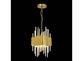 SL1633.203.04 Люстра подвесная ST-Luce Матовое золото/Матовое золото,Прозрачный E14 4*40W