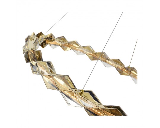 SL6009.213.01 Люстра подвесная ST-Luce Золотой/Прозрачный,Янтарный LED 1*30W 3000K