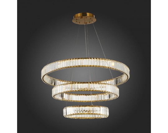 SL1622.303.03 Люстра подвесная ST-Luce Латунь/Прозрачный LED 1*122W 4000K