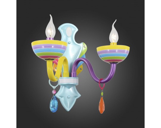 SL672.781.02 Бра ST-Luce Разноцветный/Разноцветный E14 2*40W