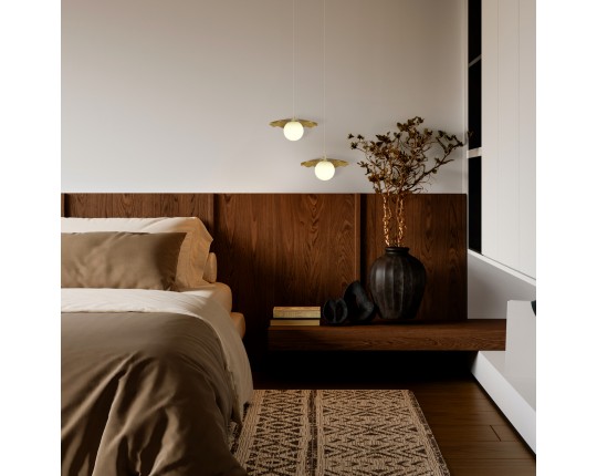 SLE1196-303-01 Светильник подвесной Латунь/Белый G9 1*5W 4000K