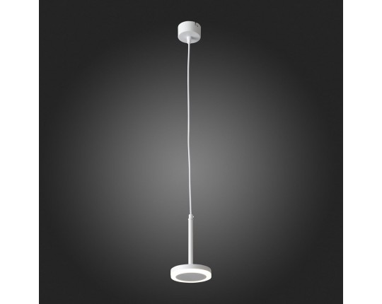 ST104.503.06 Светильник подвесной Белый LED 1*6W 3000K 468Lm Ra>80 120° IP20 D112xH184 170-240V