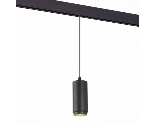 ST357.433.06 Магнитный трековый светильник подвесной ZOOM Черный LED 1*6W 3000K 667Lm Ra>80 10-60° I