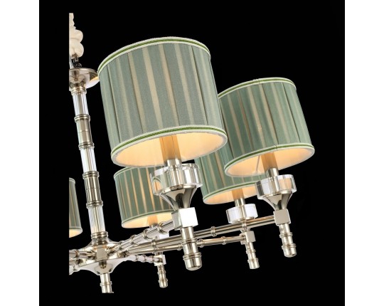 SL1121.103.08 Люстра подвесная ST-Luce Никель/Оливковый E14 8*40W