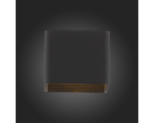 SL455.041.01 Светильник настенный ST-Luce Черный/Черный LED 1*6W 3000K