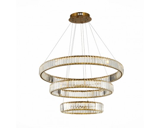 SL1622.303.03 Люстра подвесная ST-Luce Латунь/Прозрачный LED 1*122W 4000K