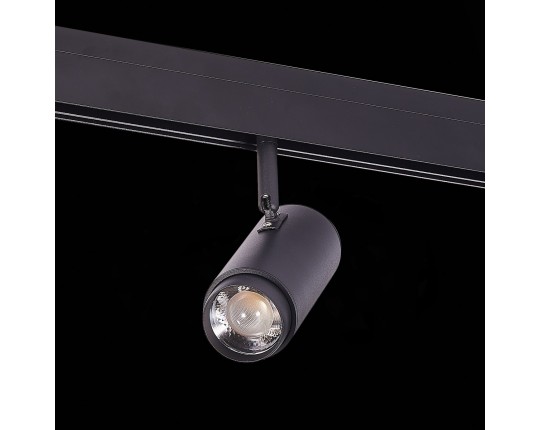 ST357.436.06 Магнитный трековый светильник ZOOM Черный LED 1*6W 3000K 667Lm Ra>80 10-60° IP20 L137xW