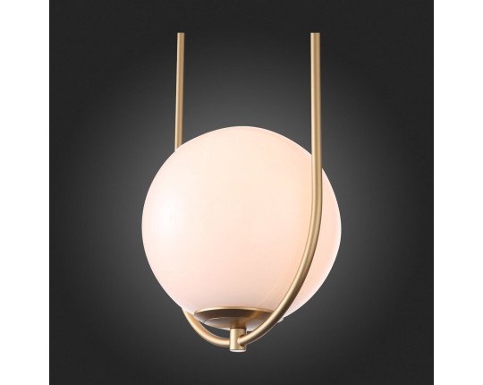 SL1118.203.01 Светильник подвесной ST-Luce Золотистый/Белый E27 1*40W