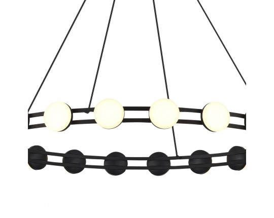 SL6610.403.20 Светильник подвесной ST-Luce черный/белый LED 1*40W 4000K