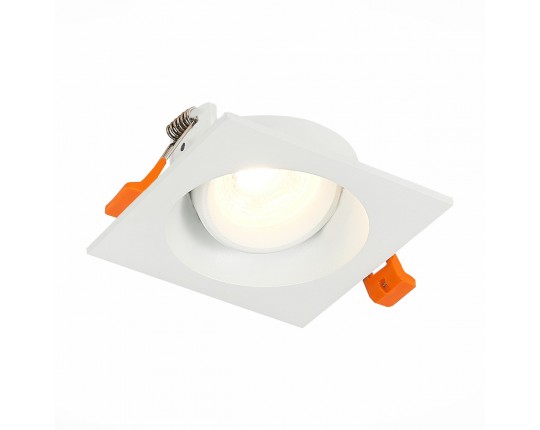 ST208.518.01 Св-к встр. Белый GU10 1*50W  L94xW94xH40 220V Без ламп