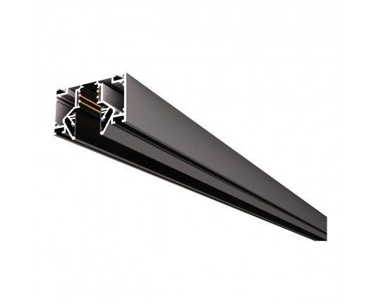 ST047.429.02 Профиль для мон под натяжной потолок  ST-Luce Черный Длина 2 000мм (Заглушки 2+2 в ком)