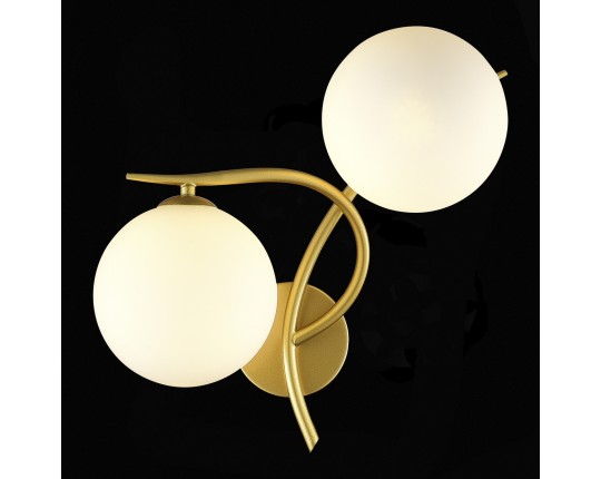 SLE2210-201-02 Светильник настенный Золотистый/Белый G9 LED 2*5W