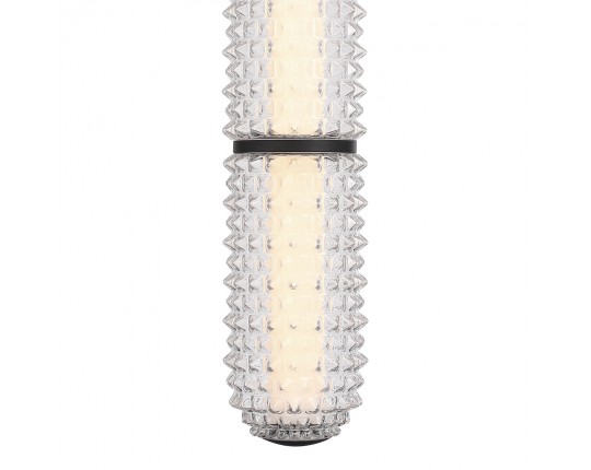 SL6144.403.01 Светильник подвесной ST-Luce черный/прозрачный LED 1*22W 4000K