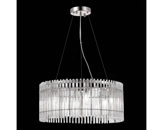 SL1656.113.06 Люстра подвесная ST-Luce Никель/Прозрачный E14 6*40W