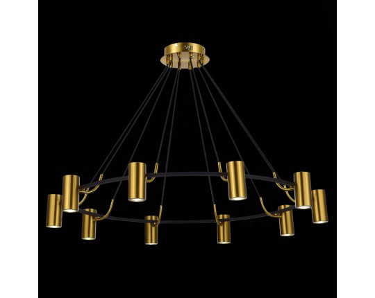 SL1215.403.10 Светильник подвесной ST-Luce Черный, Латунь/Латунь GU10 10*5W 4000K