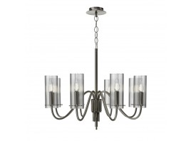 SL2005.103.08 Светильник подвесной ST-Luce никиль/прозрачный E14 8*40W