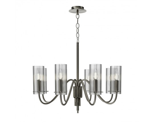 SL2005.103.08 Светильник подвесной ST-Luce никиль/прозрачный E14 8*40W