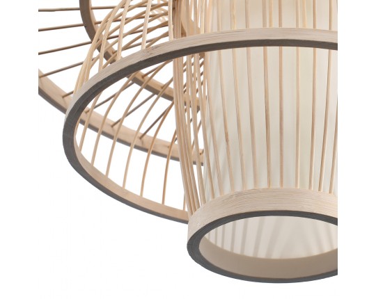 SL6241.513.01 Светильник подвесной ST-Luce Древесный/Белый E27 1*40W