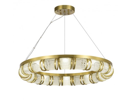 SL6011.313.01 Светильник подвесной ST-Luce Латунь/Прозрачный LED 1*65W