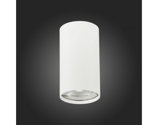 ST110.507.01 Светильник потолочный Белый GU10 1*50W  D54xH100 220V Без ламп