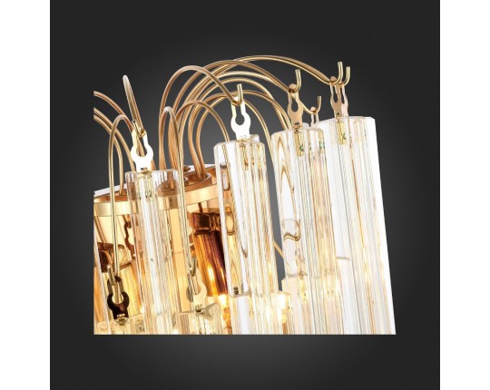 SL386.201.03 Бра ST-Luce Золотистый/Золотистый, Прозрачный G9 3*5W