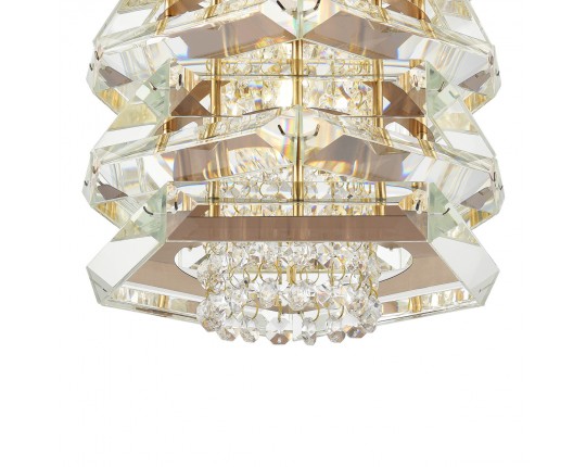 SL6137.203.01 Светильник подвесной ST-Luce медь/прозрачный E14 1*40W