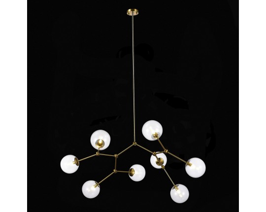 SL1506.203.08 Люстра подвесная ST-Luce Золотистый/Прозрачный E14 8*40W