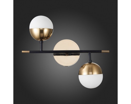 SL1507.421.02 Бра ST-Luce Черный/Белый, Золотистый G9 2*5W 4000K