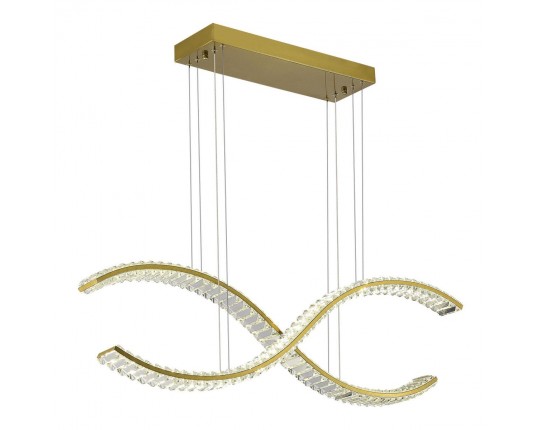 SL6206.303.44 Светильник подвесной ST-Luce Латунь/Прозрачный LED 1*44W 3000K