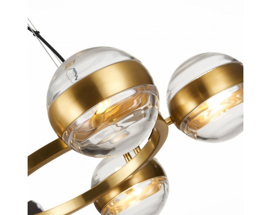 SL1156.303.05 Светильник подвесной ST-Luce Латунь/Прозрачный G9 5*5W