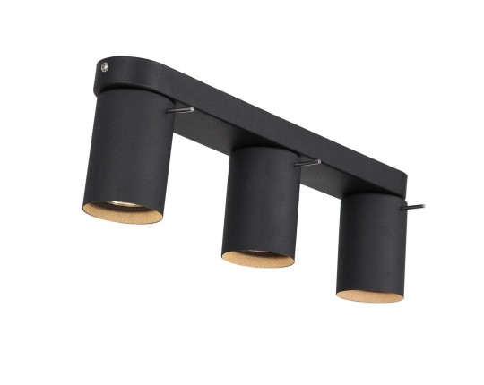 SL597.401.03 Спот ST-Luce Черный, Хром/Черный GU10 LED 3*3W