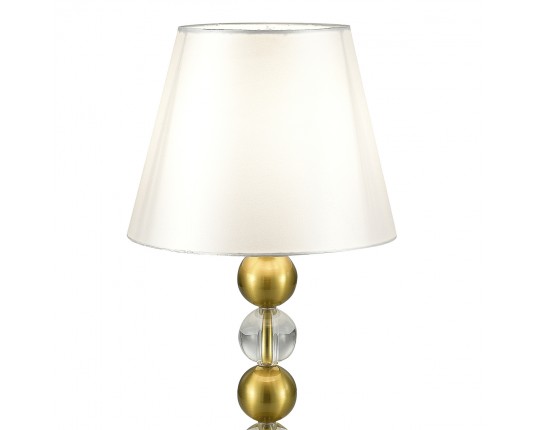 SL2003.304.01 Прикроватная лампа ST-Luce латунь/белый E27 1*40W