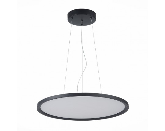 ST602.443.56 Светильник подвесной Черный LED 1*56W 4000K 5 040Lm Ra>80 120 IP20 D600xH36 185-265V