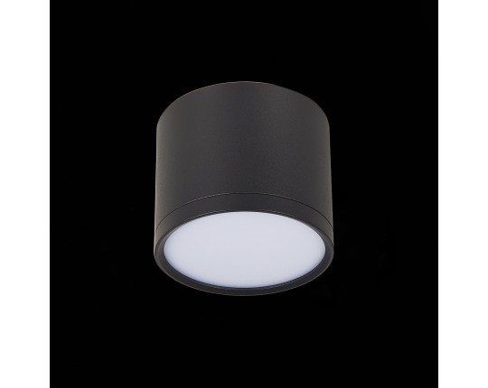 ST113.442.09 Светильник потолочный Черный LED 1*9W 4000K 702Lm Ra>90 120° IP20 D88xH75 170-240V