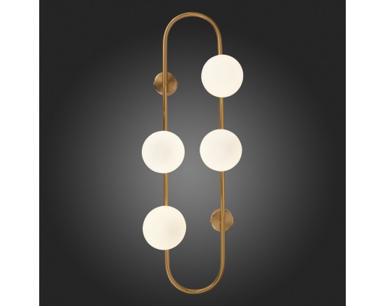 SL1149.301.04 Бра ST-Luce Латунь/Белый G9 4*5W